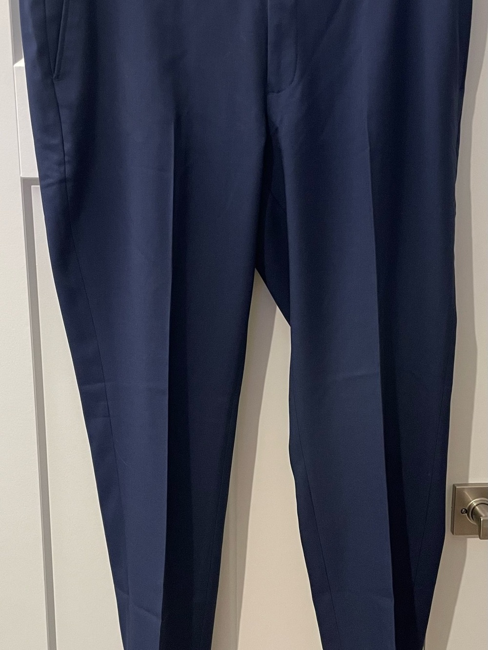 Haggar Navy Dress Pants - Slim Modern Finish